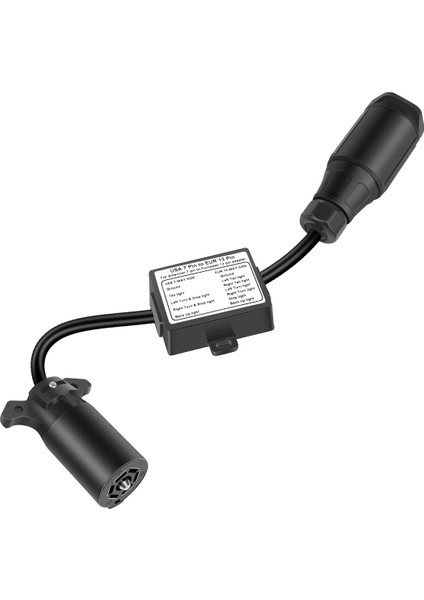 Abd&#39;den Avrupa Römorku Işık Dönüştürücüsü 7 Yolu Düz Soket (Abd Aracı)-13 Pimli Yuvarlak Fişe (Ab Fragman) (Yurt Dışından) modelleri