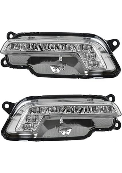 LED Gündüz Koşu Işıkları Drl Alt Tampon Izgarası Mercedes Benz W212 E300 E350 E500 2009-2013, Sol ve Sağ (Yurt Dışından)