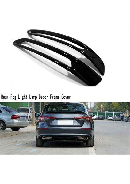 Araba Arka Sis Lamba Dekor Çerçeve Kapağı Süs Dekoratif Çıkartma Dış Aksesuarları Honda Civic 11. Gen 2022 (Yurt Dışından) fiyatları