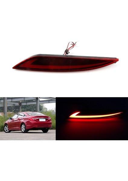 Araba Arka Tampon Reflektörü Fren Işığı Dönüş Sinyali Hyundai Sonata Için Sis Lambası 8 2012 2012 2013 2014 2015 (Yurt Dışından) fiyatları