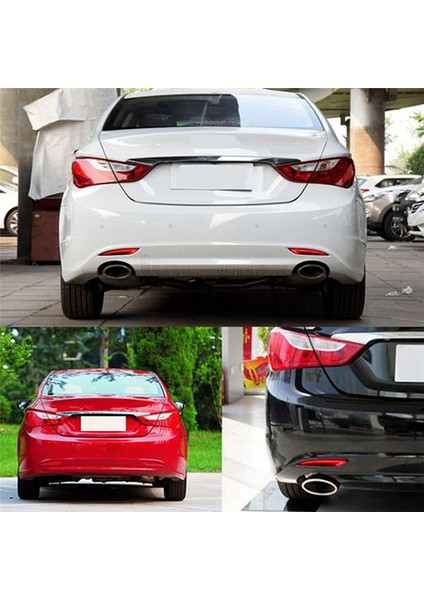 Araba Arka Tampon Reflektörü Fren Işığı Dönüş Sinyali Hyundai Sonata Için Sis Lambası 8 2012 2012 2013 2014 2015 (Yurt Dışından) indirimleri