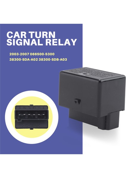 Araba 6 Pimli Flaşör Honda Accord Acura Rl 2003-2007 066500-5300 38300SDAA02 38300-SDB-A03 (Yurt Dışından) fırsatları