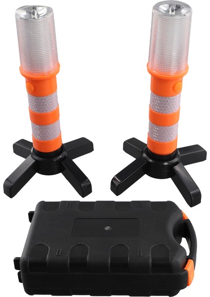 2 Adet LED Acil Durum Yol Flaş Parlaması Yol Kenarı Beacon Güvenlik Strob Uyarısı (Yurt Dışından)