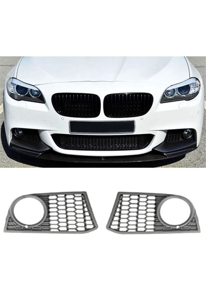 Bmw 5 (F10 / F11) 2010 - 2017 Ön Tampon Izgara Sol ve Sağ Sis Lambası Çerçevesi 51117906197 51117906198 (Yurt Dışından) modelleri