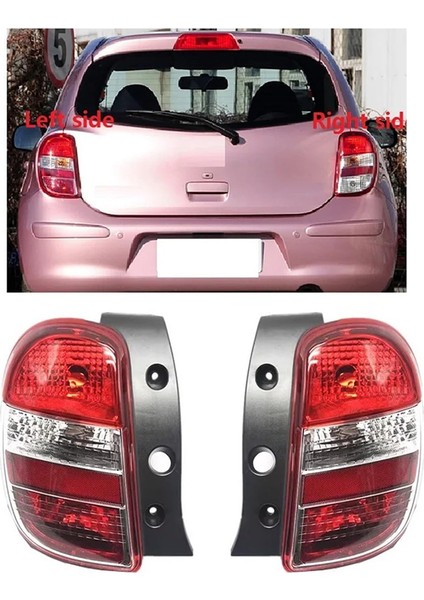 Araba Arka Lamba Fren Lambası Arka Tampon Işık Dönüş Sinyal Lambası Kapağı Nissan Için Ampul Olmadan Mart 2010-2016 Sol (Yurt Dışından) indirimleri