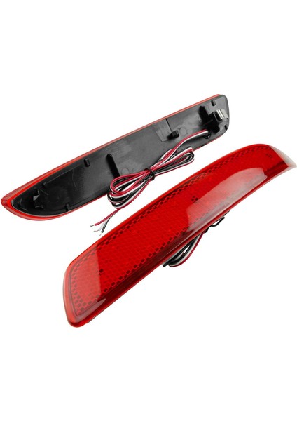 1 Çift Kırmızı LED Arka Tampon Reflektör Kuyruğu Durdur Fren Işığı For-Bmw X5 X6 M E70 E71 2006-2013 16475610 (Yurt Dışından)