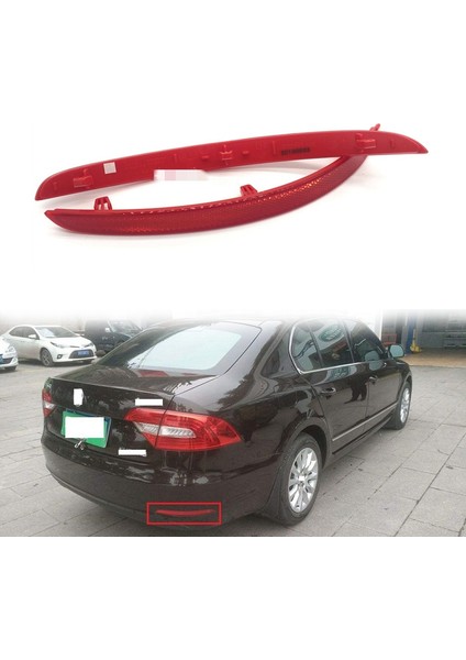 Araba Arka Tampon Reflektör Lambası Fren Lambası Skoda Için Ampul Olmadan Işık Kuyruğu Işığı Durdur (Yurt Dışından) fiyatları