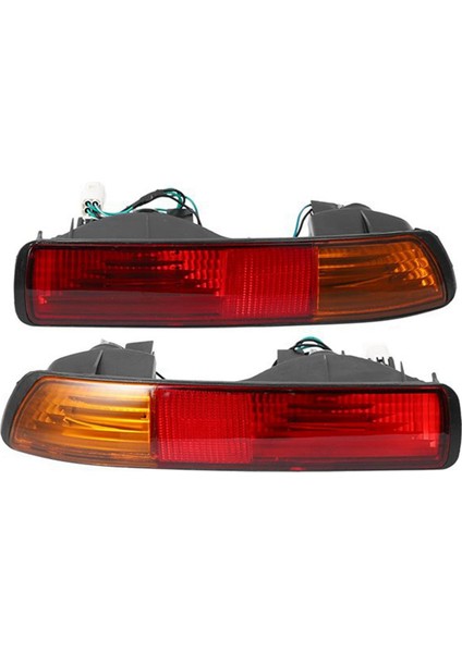 Araba Arka Tampon Arka Sisli Arka Fren Arka Fren Lambası Mitsubishi Pajero Montero V73 V75 V77 MR508783 MR508784 (Yurt Dışından)