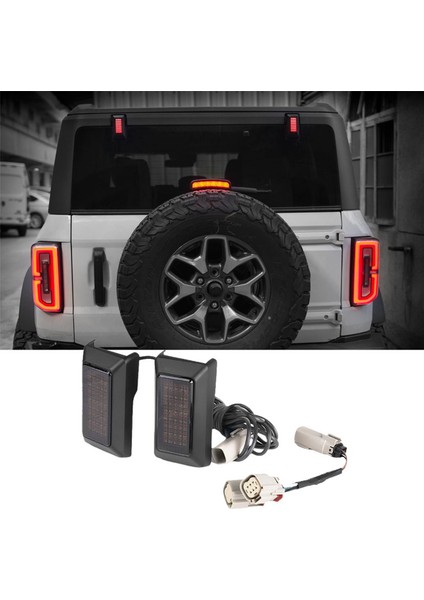 Araba Bagaj Kapağı Menteşe Işığı Yüksek Montajlı Fren Işığı Ters Işık Uyarı Lambası Ford Bronco 2021-2023 (Yurt Dışından) fiyatları