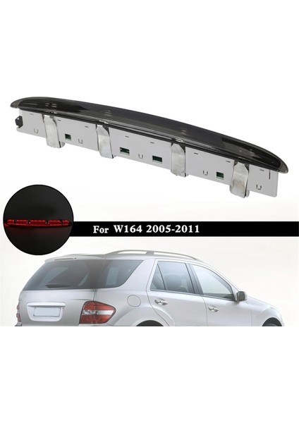 Araba Üçüncü 3. Yüksek Fren Işık Lambası A1648201056 Mercedes Benz ml Sınıfı W164 2005-2011 Arka Durdurma Kuyruğu Işık Siyah (Yurt Dışından) fiyatları
