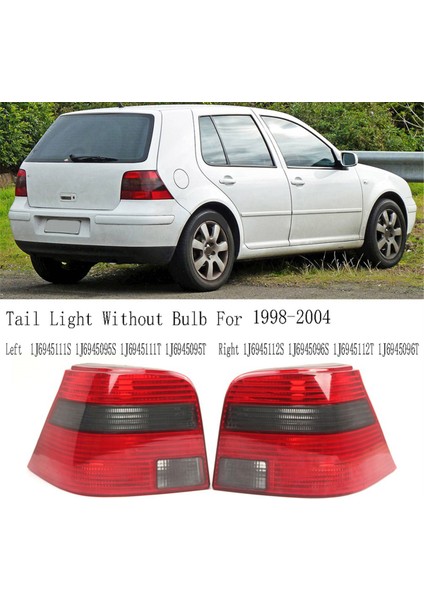 Ampul Olmayan Kuyruk Işık Vw Golf Için 4 1998-2004 Sağlama (Yurt Dışından) indirimleri