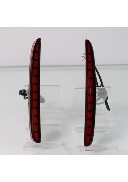 Honda Civic Hatchback Için 2pcs 2017 2017 2018 Çok Fonksiyonlu LED Arka Tampon Işık Arka Sis Lambası Otomatik Ampul Lambası (3 Fonksiyon) (Yurt Dışından) modelleri