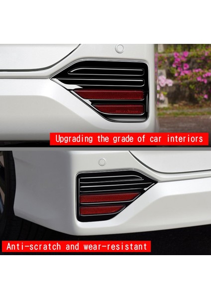 Toyota Noah Voxy 90 Serisi 2022 Siyah Için Arka Reflektör Sis Işık Lamba Kapağı Trim Çerçeve Çerçeve Dış Aksesuarlar (Yurt Dışından) indirimleri