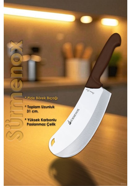 Sürmene Kahve Serisi Mutfak Bıçak Seti Pide Börek Pizza Salata Bıçağı Günlük Kullanım HDS-111 fiyatları