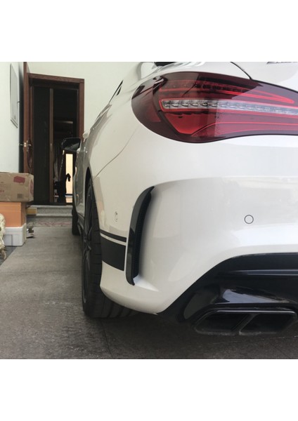 Arka Tampon Çevreler Hava Çöküş Kuyruk Rüzgar Bıçağı Modifiye Modifiye For-Mercedes-Benz Cla Sport 2014-2019 (Yurt Dışından) indirimleri