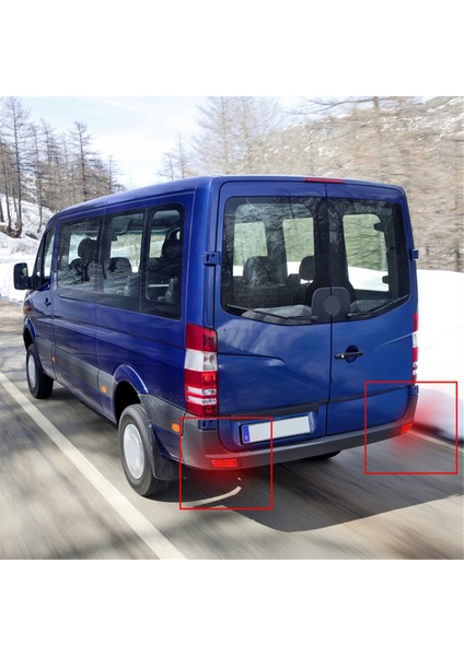 Araba Arka Tampon Reflektör Işıkları Arka Fren Işıkları A9068260140 Mercedes-Benz W906 Sprinter Volkswagen Crafter (Yurt Dışından) modelleri