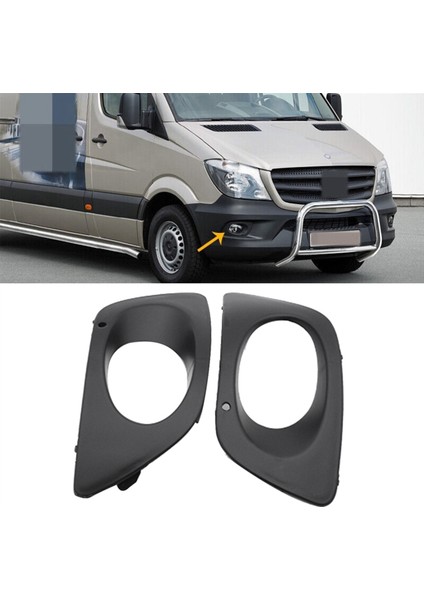 Araba Ön Tampon Sis Lambası Trim Çerçeve A90688503539B51 Mercedes-Benz Sprinter Için W906 2006-2016 Izgara Sis Lamba Kapağı (Yurt Dışından) fiyatları