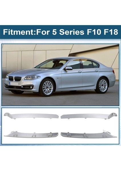 Bmw 5 Serisi F10 F18 51117331763 2017331764 Için Ön Tampon Izgara Dekoratif Şerit (Yurt Dışından) fırsatları
