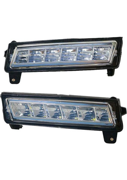 Araba LED Drl Sis Işığı Mercedes-Benz ml Gl Glk W164 X164 X204 Sürüş Lambası Gündüz Çalışan Işık Tampon Lambası (Yurt Dışından)