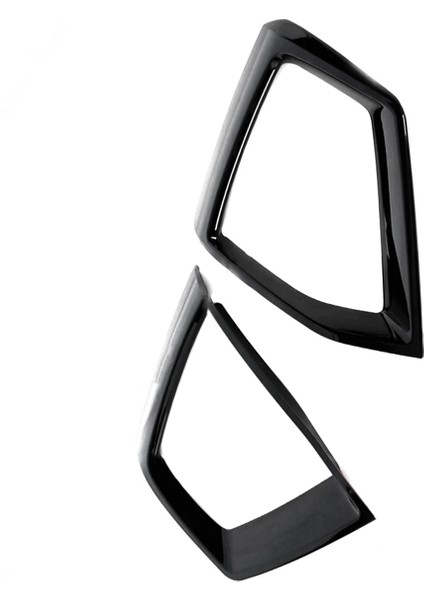 2pcs Parlak Siyah Araba Ön Tampon Sis Hafif Lamba Siyah Trim Kapak Çerçevesi Kapak Kaput Audi A5 S5 2020 2021 2022 (Yurt Dışından) fiyatları