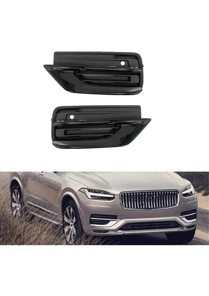 Sol Ön Alt Tampon Grilles Trim Kapağı 31663514 Volvo XC90 2019-2022 Sis Işığı Izgarası 31663512 31663518 31663539 (Yurt Dışından) fırsatları
