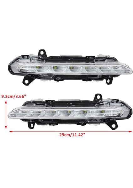 Benz S-Serisi W221 S350 S500 2009-2013 Tampon Sis Lambası LED Drl Gündüz Çalışma Işığı Için Ön Sol Sis Lambası (Yurt Dışından) fırsatları