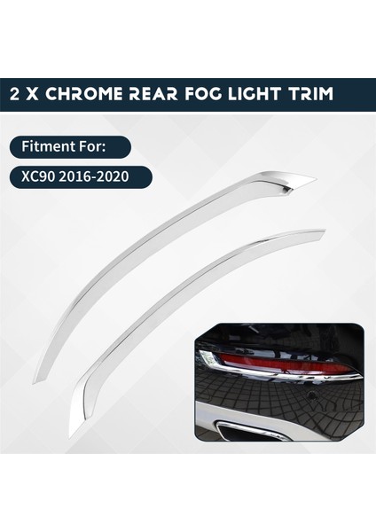 Araç Krom Arka Sisli Tail Tail Lamba Volvo XC90 2016-2020 Araç Aksesuarları Için Göz Kapağı Döşeme (Yurt Dışından) fırsatları