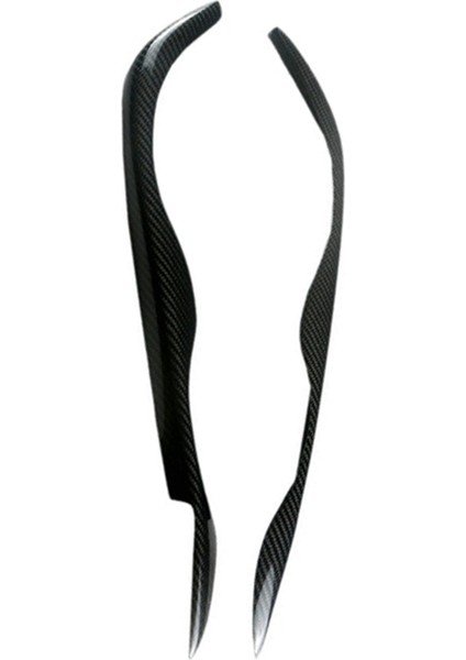 Bmw 3 Serisi E46 Için Gerçek Karbon Fiber Far Başı Işık Lamba Kapağı Göz Kapağı Kaş Döşemesi (Yurt Dışından)