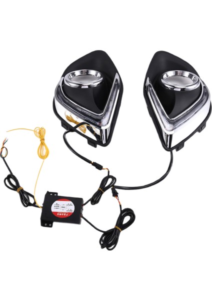 Araba LED Drl Gündüz Koşu Işıkları Mitsubishi Asx 2013 - 2015 Için Gün Işığı Su Geçirmez Sis Kafası Işık Lambası (Yurt Dışından)