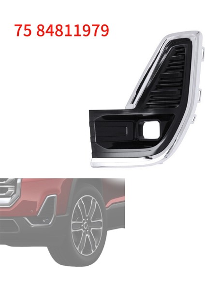 Ön Sisli Fog Krom Trim Kapak Lambası Çerçevesi 84740047 84811979 Chevrolet Gmc Acadia Için 2020-2022 Sis Lamba Çerçevesi (Yurt Dışından) modelleri