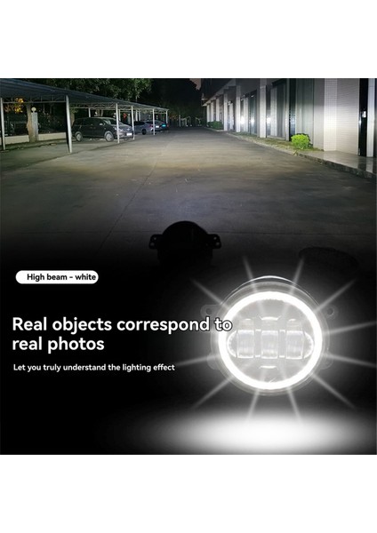 2pcs 4inch LED Sis Farları Halo Ring Drl Kapalı Yol Sis Lambası Chevrolet Wrangler Jk Tj Lj Dodge Yolculuğu (Yurt Dışından) fırsatları