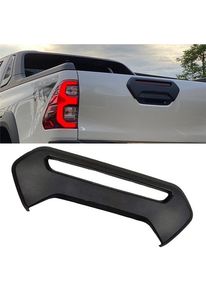 Toyota Hilux Revo Rocco 2021 2022 Için 1pcs Araba Arka Bagaj Plakası Kapağı (Yurt Dışından) fırsatları