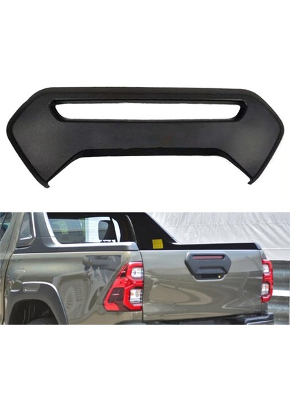 Toyota Hilux Revo Rocco 2021 2022 Için 1pcs Araba Arka Bagaj Plakası Kapağı (Yurt Dışından) indirimleri