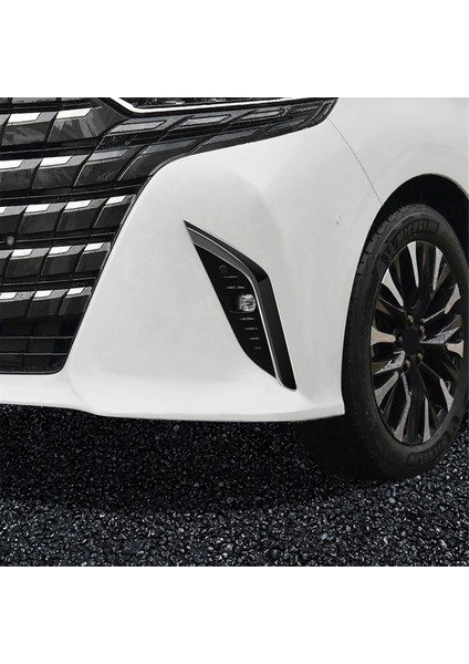 Araba Ön Tampon Ayırıcı Spoiler Dekoratif Kaplamalar Toyota Alphard 40 Serisi 2023+ Parlak Siyah (Yurt Dışından) fırsatları