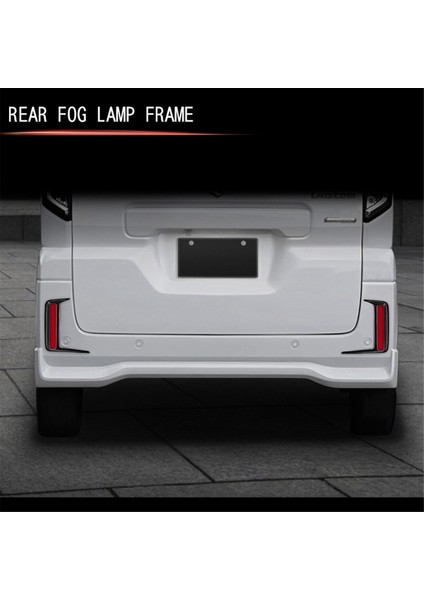 Araç Arka Tampon Sis Lambası Döşeme Çerçevesi Kapak Suzuki Spacia/spacia Için Araç Aksesuarları Özel MK04 Serisi Parlak Siyah (Yurt Dışından) fiyatları