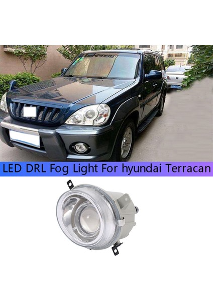 Araba Sol LED Drl Sis Işığı Hyundai Terracan Otomatik Sürüş Lambası Gündüz Çalışan Işık Tampon Lambası (Yurt Dışından) fiyatları