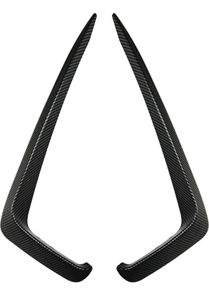 2pcs Araba Ön Tampon Ayırıcı Spoiler Dekoratif Kaplamalar Vw Jetta Için Sis Lambası Kanard Mk7 2019-2021 Karbon Fiber (Yurt Dışından)