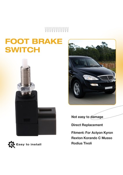8571008010 Araba Handbrake Switch Ssangyong Için Ayak Freni Anahtarı (Yurt Dışından) fırsatları