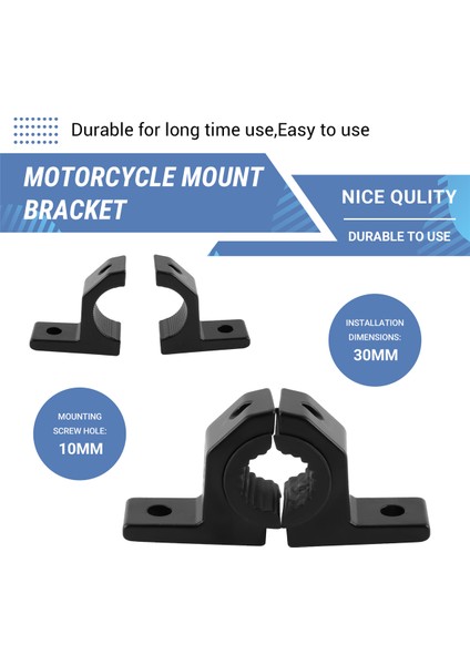 Evrensel 2pcs Montaj Braket Sis Sürüş Işık Spot Işığı Kelepçesi Braketi Araba Motosiklet Kaza Çubuğu Koruma Için 15-30MM (Yurt Dışından) indirimleri