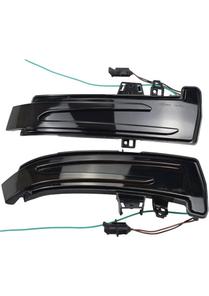 Mavi ve Amber Dinamik LED Dönüş Sinyali Işık Dikizleme Ayna Işık Gösterge Karlanıcı Mercedes-Benz W221 W212 W204 W246 (Yurt Dışından)