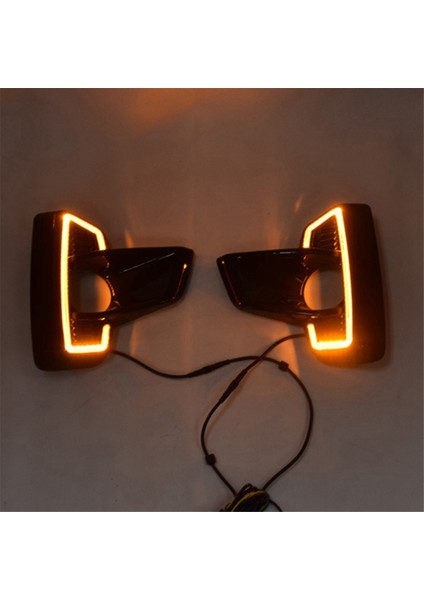 1paır LED Toyota Hılux Revo Rocco 2018-2020 Sarı Dönüş Sinyal Lambası 12V LED Drl Gün Işığı (Yurt Dışından) fiyatları