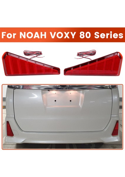 Toyota Noah Voxy 80 Seri Için Araç LED Arka Tampon Reflektör Işık Fren Işık Kuyruk Lambası (Yurt Dışından) fırsatları