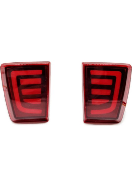 Mitsubishi Için Pajero Için V85 V8 V93 V97 2007-2020 Araba Arka Tampon Durdur Işık Dönüşü Sinyali Işık Uyarı Işık Fren Işıkları B (Yurt Dışından)