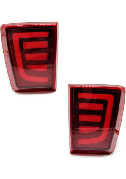 Mitsubishi Için Pajero Için V85 V8 V93 V97 2007-2020 Araba Arka Tampon Durdur Işık Dönüşü Sinyali Işık Uyarı Işık Fren Işıkları B (Yurt Dışından) modelleri