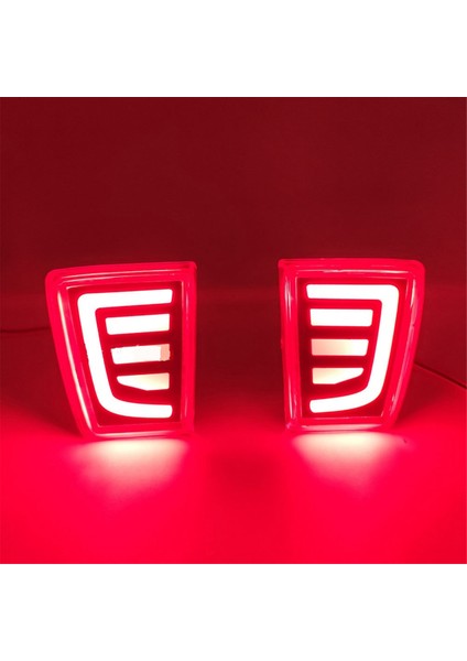 Mitsubishi Için Pajero Için V85 V8 V93 V97 2007-2020 Araba Arka Tampon Durdur Işık Dönüşü Sinyali Işık Uyarı Işık Fren Işıkları B (Yurt Dışından) indirimleri