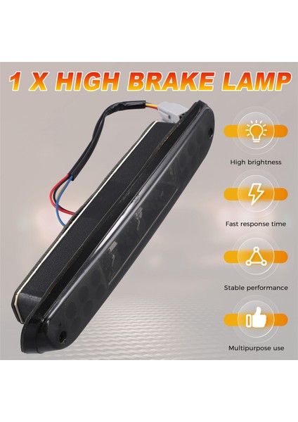 LED 3. Fren Işığı Yüksek Montaj Lambası Tail Işığı Işığı CC3Z13A613B Ford Ranger F250 F350 F450 F550 Süper Görev 1993-2016 (Yurt Dışından) fırsatları