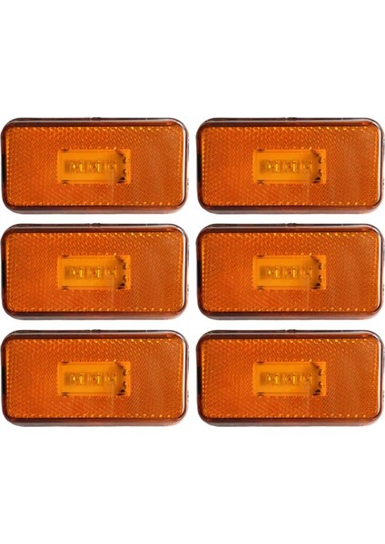 6pcs 24V Yan Işaretçi LED Işık Scania G P R S Serisi Kamyon Aksesuarları Parçaları 1737413 Yüksek Kaliteli Kamyon Sinyal Lambası (Yurt Dışından)