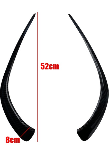 Araba Ön Tampon Ayırıcı Spoiler Canard Hava Bıçağı Surround Trim Mercedes Benz Cla W118 C118 CLA35 2020+ Karbon (Yurt Dışından) indirimleri