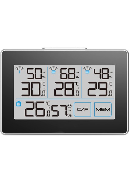 Sıcaklık ve Nem Sensörü Dijital Termometre Iç Mekan Higometre Sıcaklık Nem Dijital Hava Monitörü (Yurt Dışından) fırsatları