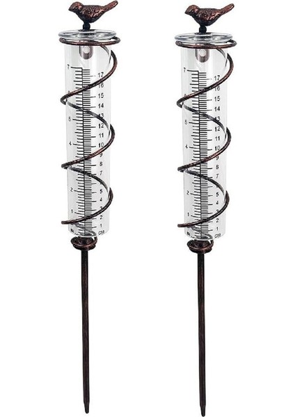 7l Kapasite Cam Spiral Yağmur Göstergesi, Dökme Demir Kuş Asma Yağmur Göstergesi, Metal Çerçeveli Bahçe Yağmur Suyu Ölçer (Yurt Dışından) modelleri